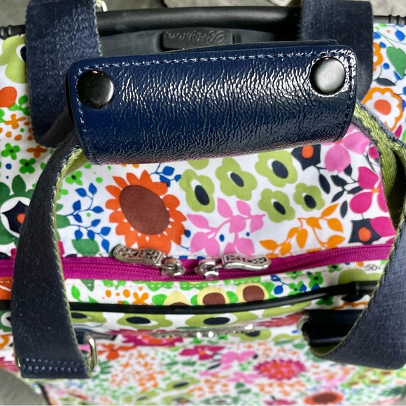 BRIGHTON Weekender Carry On Luggage travel bag suitcase rolling telescope handle - Picture 4 of 16